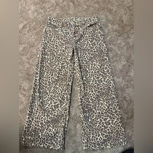 American Eagle Outfitters Leopard Print Pants